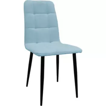 Стул Планета про Леон классика, небесно-серый, черные ножки (13050453)