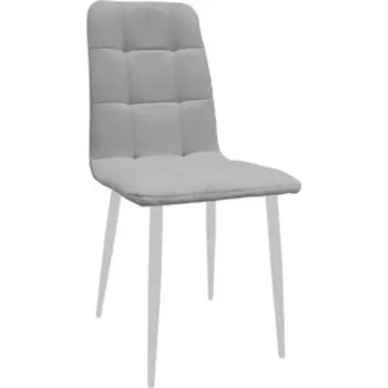 Стул Планета про Леон классика, серый, белые ножки (13050155)