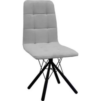 Стул Планета про Леон классика, серый, черные ножки (13050455)