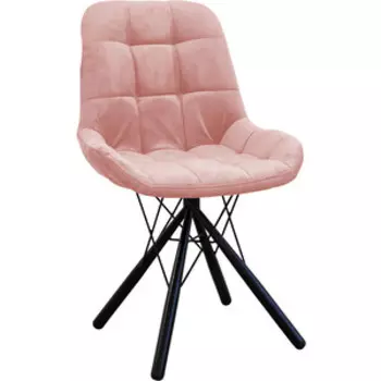 Стул Планета про Лира паутинка, пудровый, черные ножки (13070454)