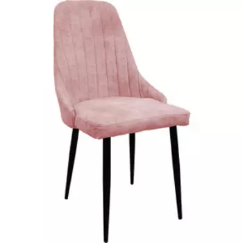 Стул Планета про Милан, пудровый, черные ножки (13020454)