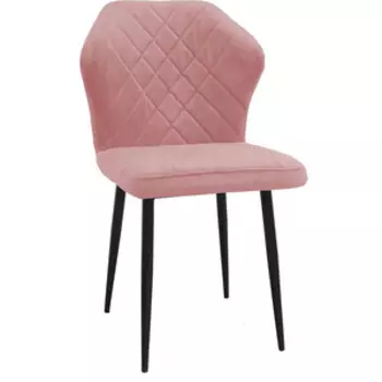 Стул Планета про Ницца, пудровый, черные ножки (13010454)