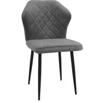 Стул Планета про Ницца, серый, черные ножки (13010455)