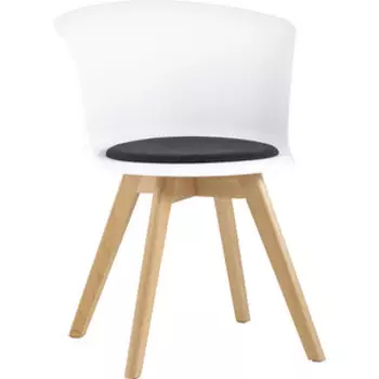 Стул с подушкой Stool Group Moon белый