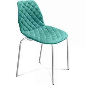 Стул Sheffilton SHT-ST29-C12/S30 голубая лагуна/хром лак