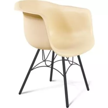 Стул Sheffilton SHT-ST31/S100 бежевый/черный муар