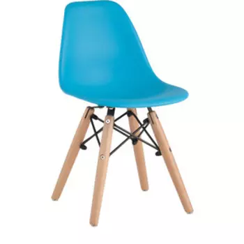 Стул Stool Group Eames kids деревянные ножки SG8056S blue