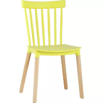 Стул Stool Group Field пластик желтый