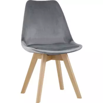 Стул Stool Group Frankfurt велюр серый