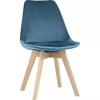 Стул Stool Group Frankfurt велюр синий