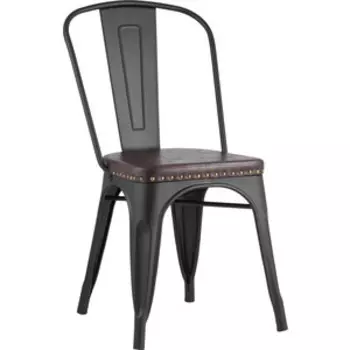 Стул Stool Group Tolix soft черный матовый LF818C matte black 3474 + PU7005