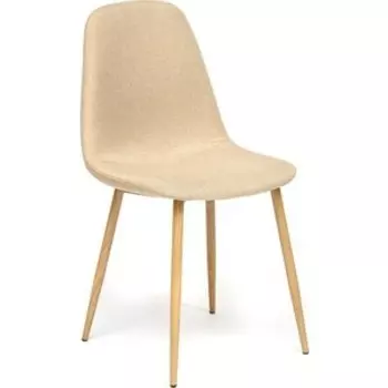 Стул TetChair BREEZE (mod. 4724) ножки натуральное дерево, сиденье и спинка бежевый