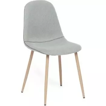 Стул TetChair Breeze (mod. 5192) металл, ткань серый/бук G022-17
