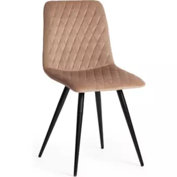 Стул TetChair Chilly X (mod. 7096) ткань/металл 45x53x88 бежевый barkhat 5 / черный
