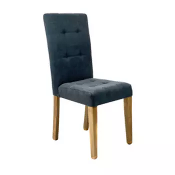 Стул TetChair Ditta бук ножки натуральный, ткань серый (панда 37)