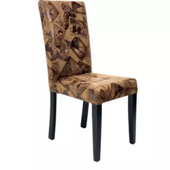 Стул TetChair Ditta бук ножки wenge, ткань коричневый (mega office 34)