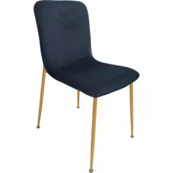 Стул TetChair Rex (mod. DC5037) металл/вельвет черный/золотой