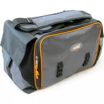 Сумка рыболовная Следопыт Lure Bag XL, 40х28х24 см, цв. серый + 5 коробок Luno 28