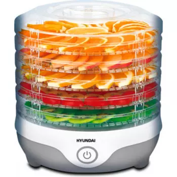 Сушилка для овощей и фруктов Hyundai HYFD-0606 5 поддонов белый