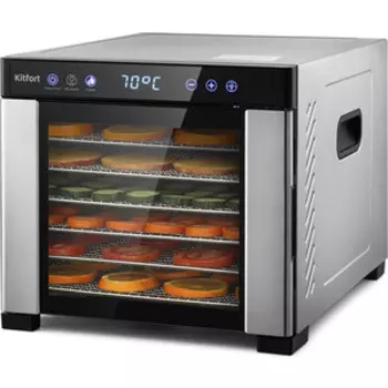 Сушилка для овощей и фруктов с УФ-лампой KITFORT KT-1916