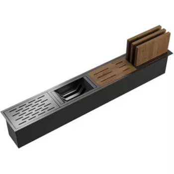 Сушка встраиваемая Omoikiri DRY-01 GM вороненая сталь (4999011)