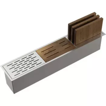 Сушка встраиваемая Omoikiri DRY-02 IN нержавеющая сталь (4999019)