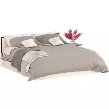 Кровать СВК Сакура 180х200 с ящиками, с тумбой, венге/дуб лоредо (1022308)