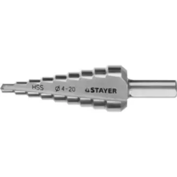 Сверло ступенчатое Stayer 4-20мм по сталям и цветным металлам Master (29660-4-20-9)