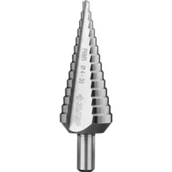 Сверло ступенчатое Зубр d 4-30 мм L- 100 мм (29670-4-30-14z01)