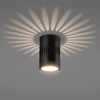 Светильник Elektrostandard Потолочный светодиодный DLS026 7W 4200К черный 4690389167003