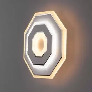 Светильник Eurosvet Настенный светодиодный Contorni 90184/1 белый/хром