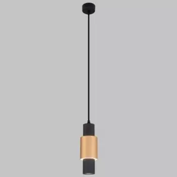 Светильник Eurosvet Подвесной светодиодный Bento 50204/1 черный/матовое золото