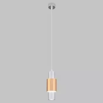 Светильник Eurosvet Подвесной светодиодный Bento 50204/1 матовое серебро/матовое золото