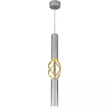 Светильник Eurosvet Подвесной светодиодный Lance 50191/1 LED матовое серебро/матовое золото