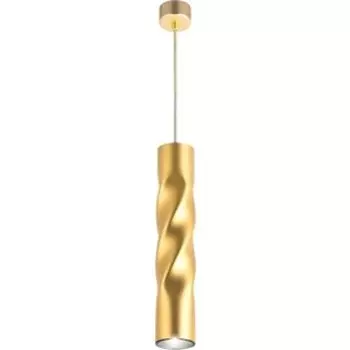 Светильник Eurosvet Подвесной светодиодный Scroll 50136/1 LED золото