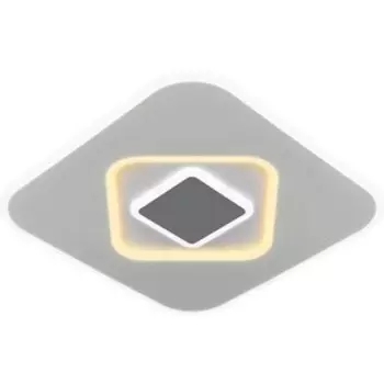 Светильник Eurosvet Потолочный светодиодный Just 90218/1 белый/ серый