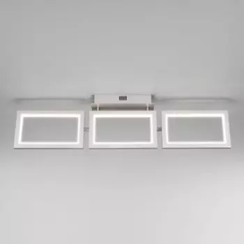 Светильник Eurosvet Потолочный светодиодный Maya 90223/3 матовое серебро