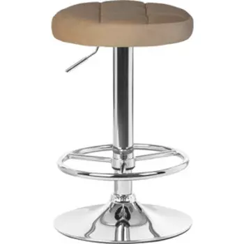 Табурет барный Dobrin BRUNO LM-5008 бежевый велюр (MJ9-10)