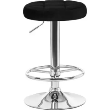 Табурет барный Dobrin BRUNO LM-5008 черный велюр (MJ9-101)