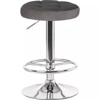 Табурет барный Dobrin BRUNO LM-5008 серый велюр (MJ9-75)