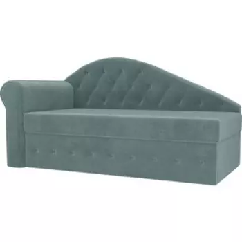 Тахта АртМебель Джулия велюр бирюза левый угол