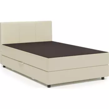 Тахта Шарм-Дизайн Классика 160 рогожка шоколад и экокожа беж
