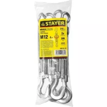 Талреп Stayer DIN 1480 крюк-кольцо М12, 4шт (30515-12)