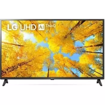 Телевизор LG 55UQ75006LF (55'', 4K UHD, Smart TV, webOS, Wi-Fi, черный)