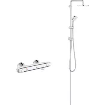 Термостат для душа Grohe Grohtherm 1000 с душевым гарнитуром, хром (34143003, 27394002)