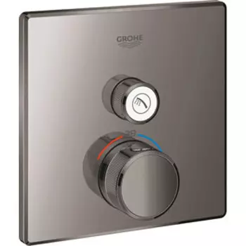 Термостат для душа Grohe SmartControl встраиваемый, для механизма 35600, темный графит глянец (29123A00)