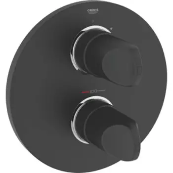 Термостат для душа Grohe Veris встраиваемый, для механизма 35500, черный бархат (19369KS0)