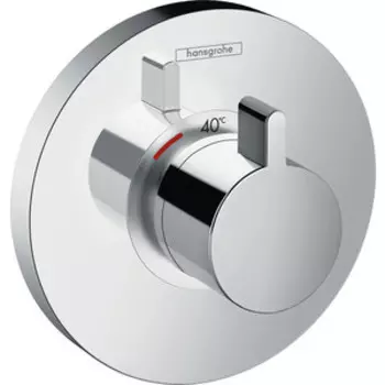 Термостат для душа Hansgrohe ShowerSelect S центральный, с механизмом, хром (15741000, 01800180)