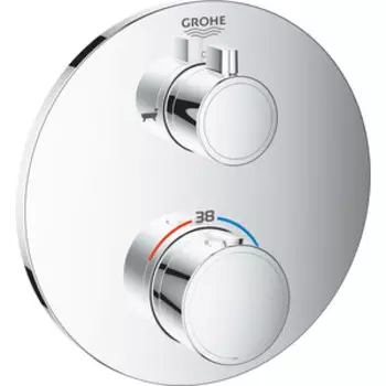 Термостат для ванны Grohe Grohtherm встраиваемый, хром, с механизмом (24077000, 35600000)