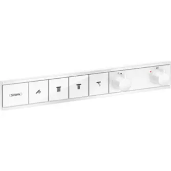 Термостат для ванны Hansgrohe RainSelect на четыре выхода, для механизма 15312180, белый матовый (15382700)